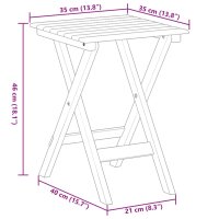 vidaXL Schaukelst&uuml;hle 2 Stk. mit Klapptisch Grau Massivholz Pappel