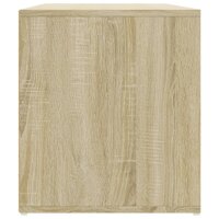 vidaXL Eckregal Sonoma-Eiche 160x40x45 cm Holzwerkstoff