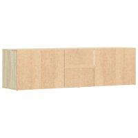 vidaXL Eckregal Sonoma-Eiche 160x40x45 cm Holzwerkstoff