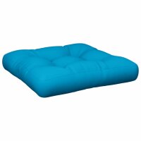 vidaXL Palettenkissen Blau 60x60x12 cm Stoff