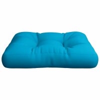 vidaXL Palettenkissen Blau 60x60x12 cm Stoff