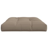 vidaXL Palettenkissen Taupe 120x80x12 cm Stoff