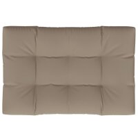 vidaXL Palettenkissen Taupe 120x80x12 cm Stoff