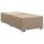 vidaXL Boxspringbett mit Matratze Cappuccino-Braun 90x190cm Kunstleder