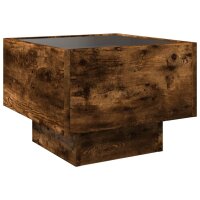 vidaXL Beistelltisch mit LED R&auml;uchereiche 40x40x30 cm Holzwerkstoff