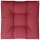 vidaXL Palettenkissen Weinrot 80x80x12 cm Stoff