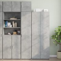 vidaXL Hochschrank Schmal Betongrau 40x42,5x225 cm...