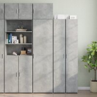 vidaXL Hochschrank Schmal Betongrau 50x42,5x225 cm...