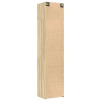 vidaXL Hochschrank Schmal Sonoma-Eiche 50x42,5x225 cm Holzwerkstoff