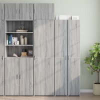 vidaXL Hochschrank Schmal Grau Sonoma 50x42,5x225 cm...