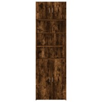 vidaXL Hochschrank R&auml;uchereiche 70x42,5x225 cm Holzwerkstoff