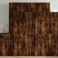 vidaXL Hochschrank Räuchereiche 70x42,5x225 cm...