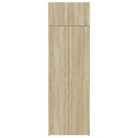 vidaXL Hochschrank Sonoma-Eiche 70x42,5x225 cm Holzwerkstoff