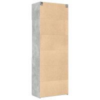 vidaXL Hochschrank Betongrau 80x42,5x225 cm Holzwerkstoff