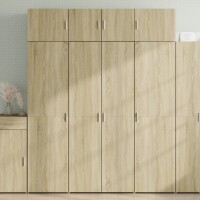 vidaXL Hochschrank Sonoma-Eiche 80x42,5x225 cm Holzwerkstoff