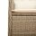 vidaXL 7-tlg. Garten-Bistro-Set mit Kissen Beige Poly Rattan