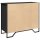 vidaXL Sideboard Schwarz 91x35,5x74,5 cm Holzwerkstoff