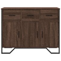 vidaXL Sideboard Braun Eichen-Optik 97x32,5x74,5 cm Holzwerkstoff