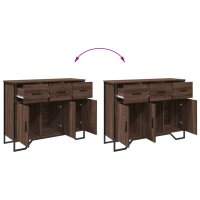 vidaXL Sideboard Braun Eichen-Optik 97x32,5x74,5 cm Holzwerkstoff