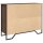 vidaXL Sideboard Braun Eichen-Optik 97x32,5x74,5 cm Holzwerkstoff