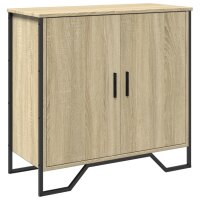 vidaXL Sideboard Sonoma-Eiche 78x35,5x74,5 cm Holzwerkstoff