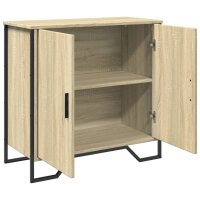 vidaXL Sideboard Sonoma-Eiche 78x35,5x74,5 cm Holzwerkstoff