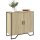 vidaXL Sideboard Sonoma-Eiche 78x35,5x74,5 cm Holzwerkstoff