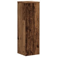 vidaXL Pflanzenst&auml;nder 2 Stk. Altholz-Optik 25x25x80 cm Holzwerkstoff