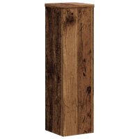 vidaXL Pflanzenst&auml;nder 2 Stk. Altholz-Optik 17x17x60 cm Holzwerkstoff