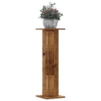 vidaXL Pflanzenst&auml;nder 2 Stk. Altholz-Optik 30x30x95 cm Holzwerkstoff