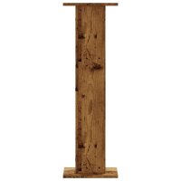 vidaXL Pflanzenst&auml;nder 2 Stk. Altholz-Optik 30x30x95 cm Holzwerkstoff