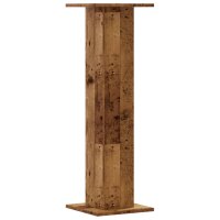 vidaXL Pflanzenst&auml;nder 2 Stk. Altholz-Optik 30x30x95 cm Holzwerkstoff