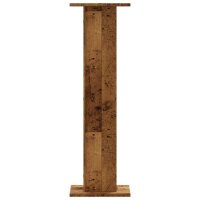 vidaXL Pflanzenst&auml;nder 2 Stk. Altholz-Optik 30x30x95 cm Holzwerkstoff