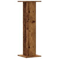 vidaXL Pflanzenst&auml;nder 2 Stk. Altholz-Optik 30x30x95 cm Holzwerkstoff