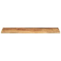 vidaXL Tischplatte 120x40x3,8 cm Rechteckig Raues Massivholz Mango