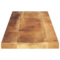 vidaXL Tischplatte 120x40x3,8 cm Rechteckig Raues Massivholz Mango