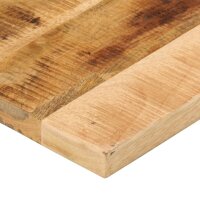 vidaXL Tischplatte 120x40x3,8 cm Rechteckig Raues Massivholz Mango