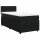 vidaXL Boxspringbett mit Matratze Schwarz 80x200 cm Samt