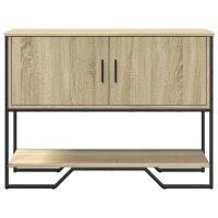 vidaXL Konsolentisch Sonoma-Eiche 100x35x74,5 cm Holzwerkstoff