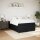 vidaXL Boxspringbett mit Matratze Schwarz 140x200 cm Samt