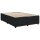 vidaXL Boxspringbett mit Matratze Schwarz 140x200 cm Samt