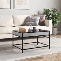 vidaXL Couchtisch mit Infinity-LED Grau Sonoma 70x50x41 cm