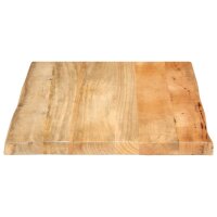 vidaXL Tischplatte mit Baumkante 90x60x3,8 cm Massivholz Mango