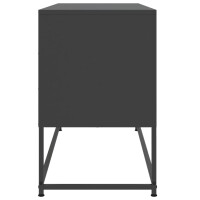 vidaXL Highboard Schwarz 36x39x123 cm Stahl