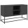 vidaXL Highboard Schwarz 36x39x123 cm Stahl