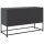 vidaXL Highboard Schwarz 36x39x123 cm Stahl