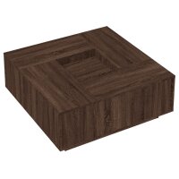 vidaXL Couchtisch Braun Eichen-Optik 100x100x40 cm Holzwerkstoff