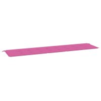 vidaXL Gartenbank-Auflage Rosa 200x50x3 cm Stoff