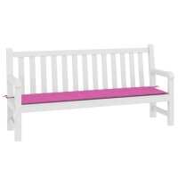 vidaXL Gartenbank-Auflage Rosa 200x50x3 cm Stoff