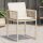 vidaXL Gartenst&uuml;hle mit Kissen 4 Stk. Beige Poly Rattan